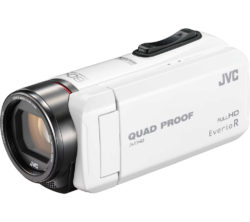 JVC GZ-R415WEK Traditional Camcorder - White